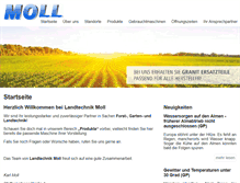 Tablet Screenshot of moll-landtechnik.de